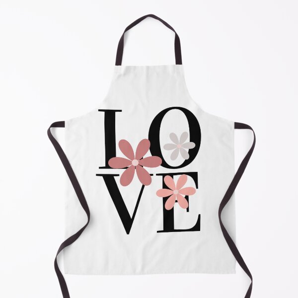 Item preview, LOVE – Block Typography with Floral Foreground Design designed and sold by Toph & Mea Shop.