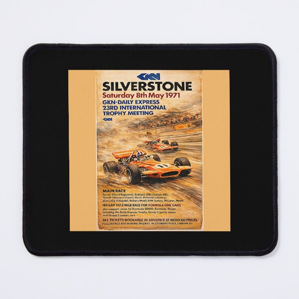 Item preview, Silverstone variation vintage poster 1971 designed and sold by Helios Be. Lavsh.