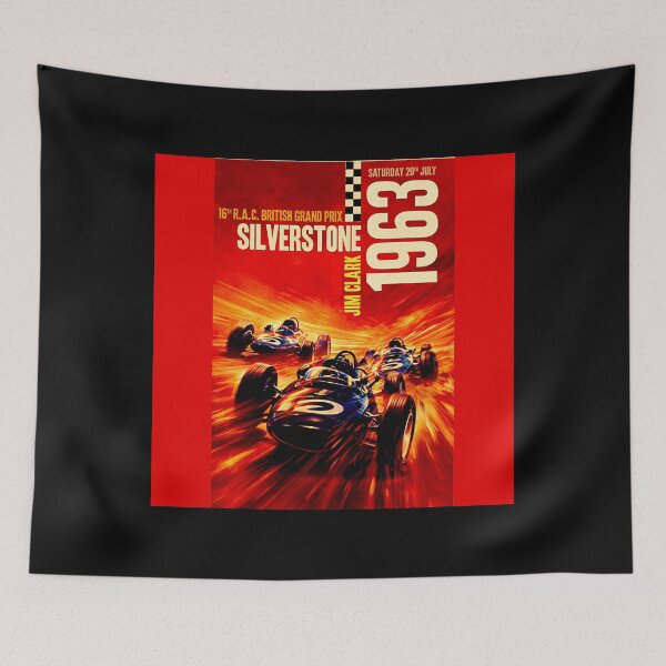Item preview, Silverstone variation vintage poster 1963 designed and sold by Helios Be. Lavsh.