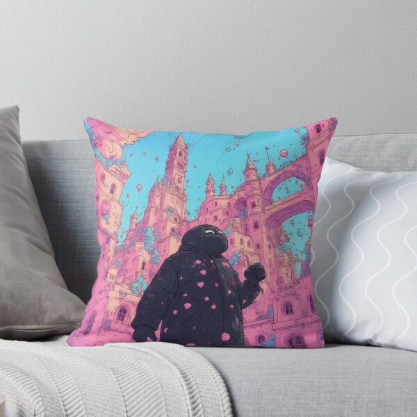 Item preview, Mianku in a fantasy pastel city designed and sold by Mianku | Für das Leben.