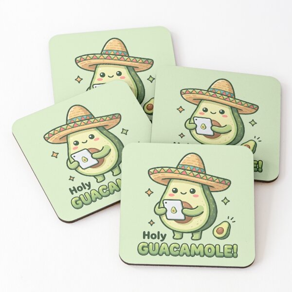 Item preview, Kawaii "Holy Guacamole!" Tech-Savvy Avocado designed and sold by dreephic22.