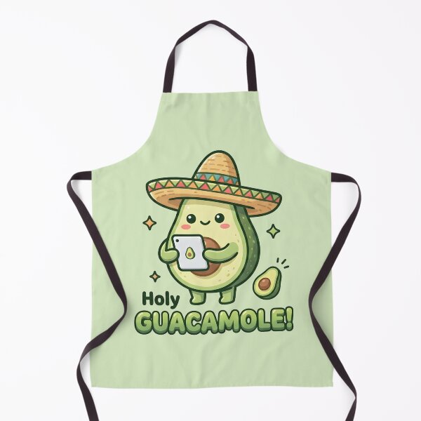 Item preview, Kawaii "Holy Guacamole!" Tech-Savvy Avocado designed and sold by dreephic22.