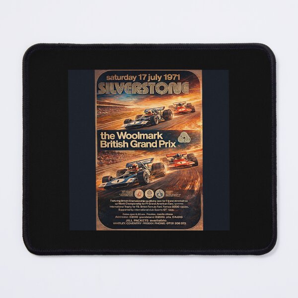 Item preview, Silverstone variation vintage poster 1971 designed and sold by Helios Be. Lavsh.
