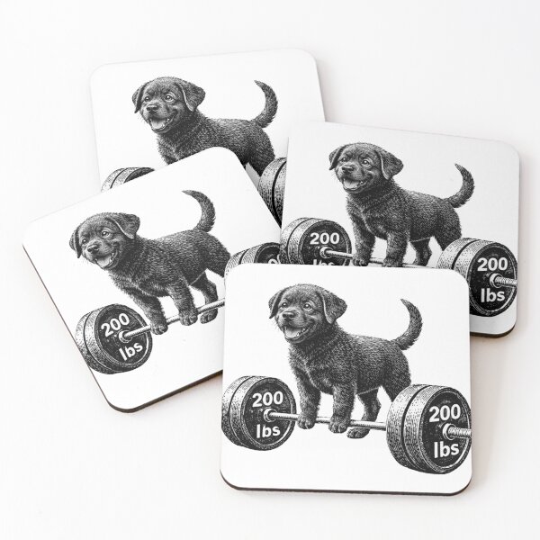 Item preview, Strong Puppy – 200 lbs Funny Dog designed and sold by artsyier.