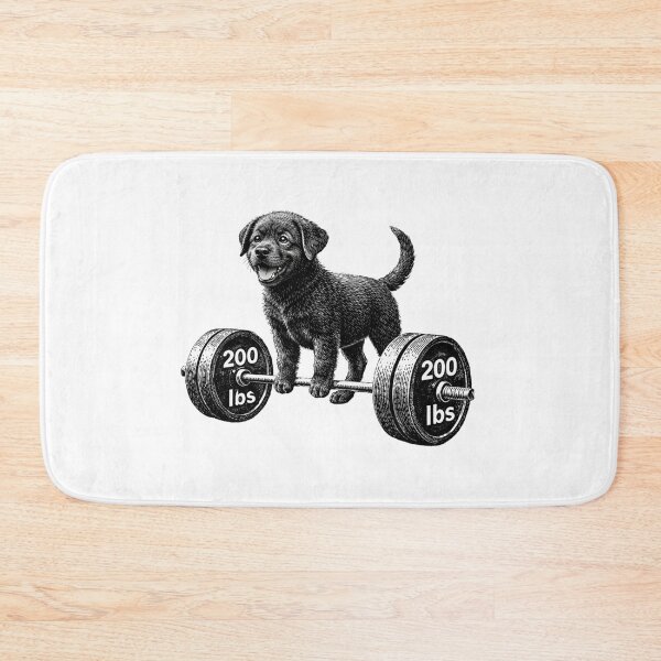 Item preview, Strong Puppy – 200 lbs Funny Dog designed and sold by artsyier.