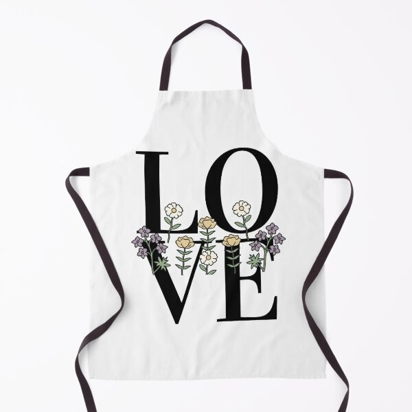 Item preview, LOVE – Block Typography with Floral Foreground Design designed and sold by Toph & Mea Shop.