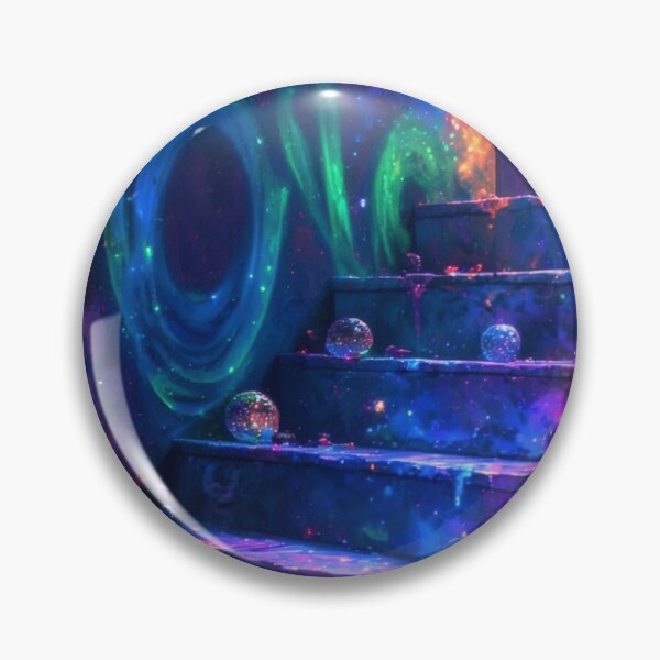 Item preview, Galactic staircase with floating spheres designed and sold by Mianku | Für das Leben.