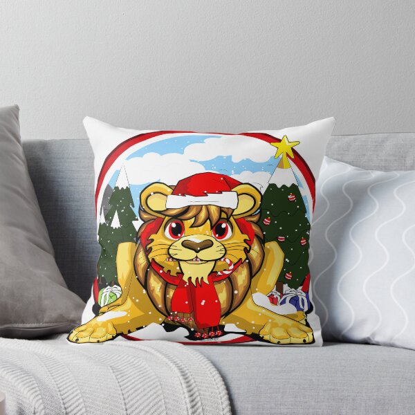 Item preview, 038 Ezra The Christmas Lion Vibing designed and sold by DayHarvesters.