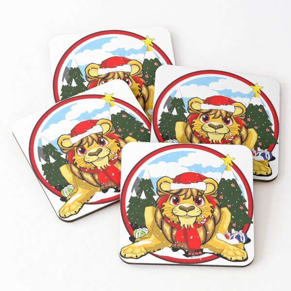 Item preview, 038 Ezra The Christmas Lion Vibing designed and sold by DayHarvesters.