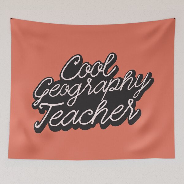 Item preview, Cool geography teacher designed and sold by Think4Prints.