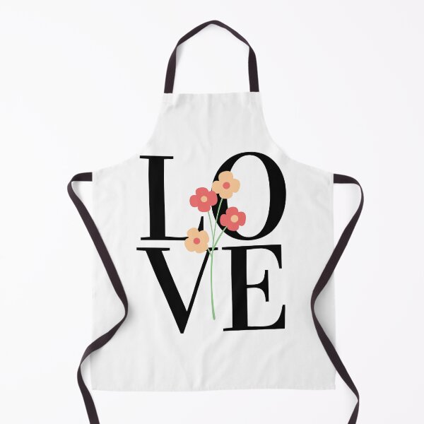Item preview, LOVE – Block Typography with Floral Foreground Design designed and sold by Toph & Mea Shop.