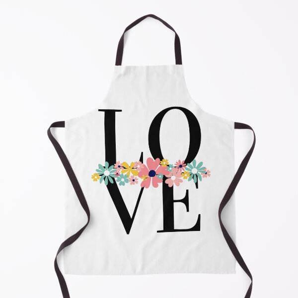 Item preview, LOVE – Block Typography with Floral Foreground Design designed and sold by Toph & Mea Shop.