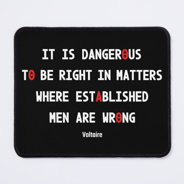 Item preview, It is dangerous to be right in matters where established men are wrong designed and sold by PariSeine.