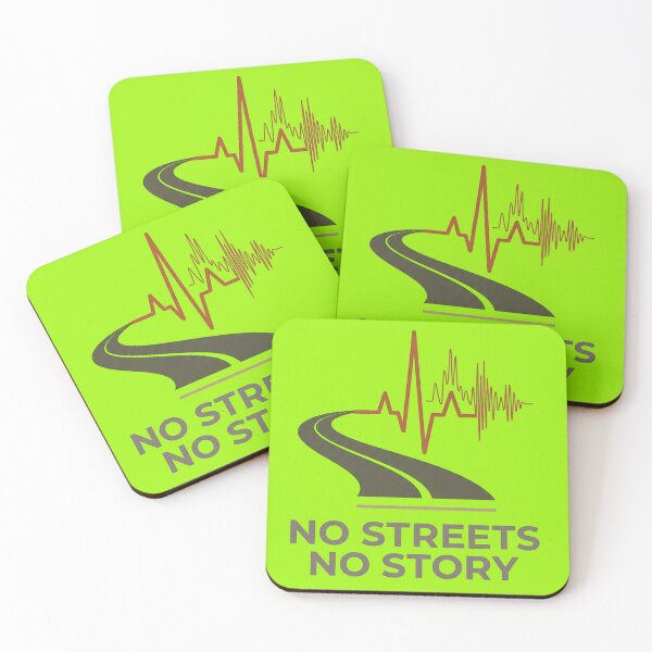 Item preview, No Streets No Story Urban Street Life Typography Design designed and sold by Maximilianos.