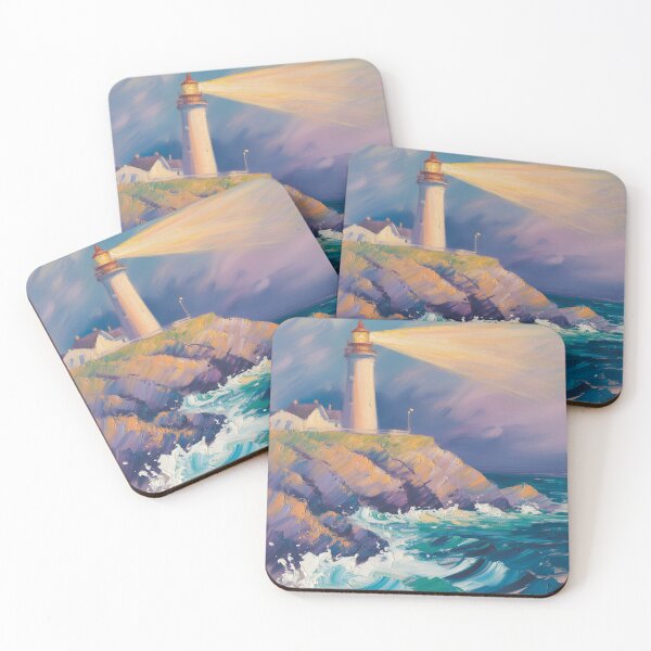 Item preview, Lighthouse in Impressionist Style designed and sold by matek133.