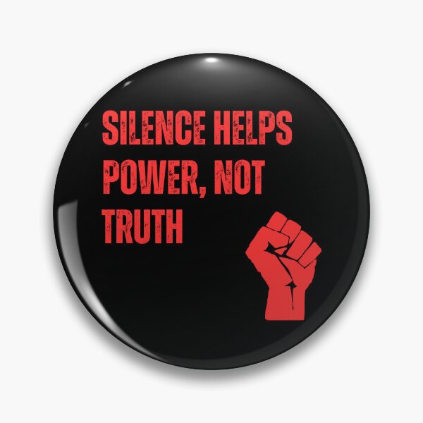 Item preview, Silence Helps Power not Truth designed and sold by Lone Frog.