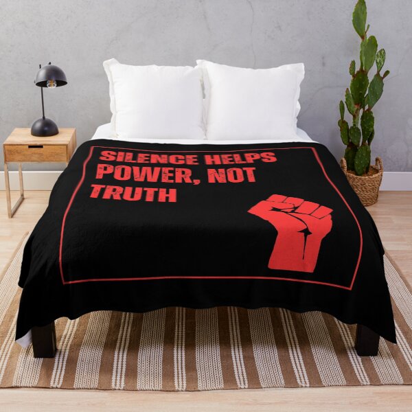 Item preview, Silence Helps Power not Truth designed and sold by Lone Frog.