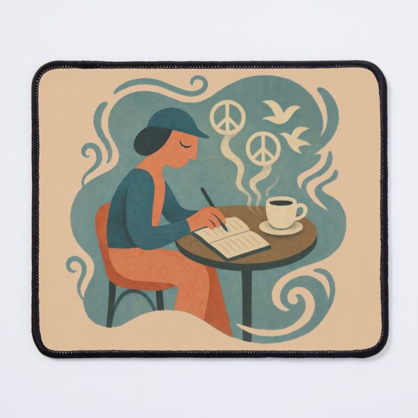 Item preview, Peaceful Thoughts Over Warm Coffee designed and sold by EdvvinStudios.