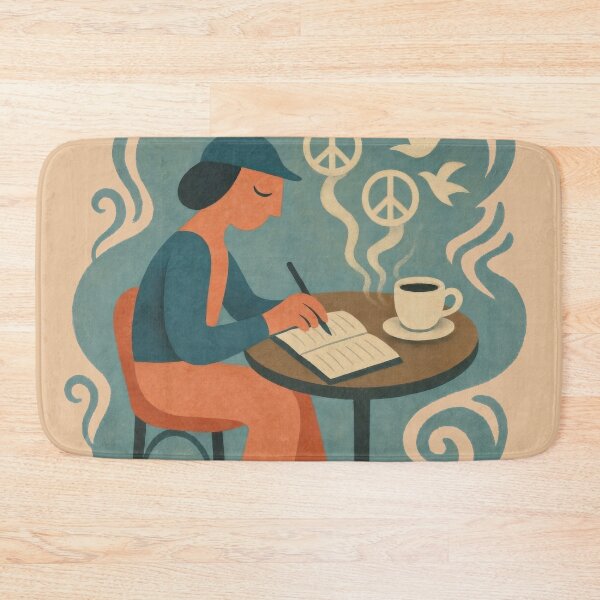 Item preview, Peaceful Thoughts Over Warm Coffee designed and sold by EdvvinStudios.