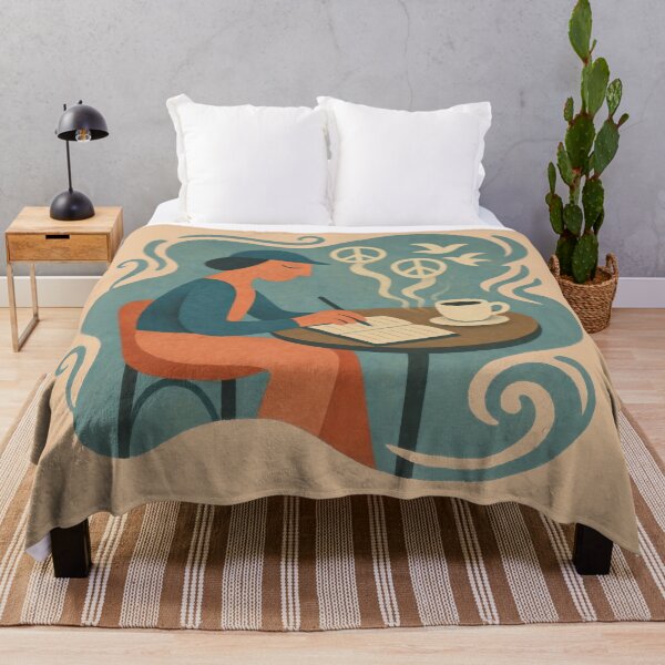 Item preview, Peaceful Thoughts Over Warm Coffee designed and sold by EdvvinStudios.