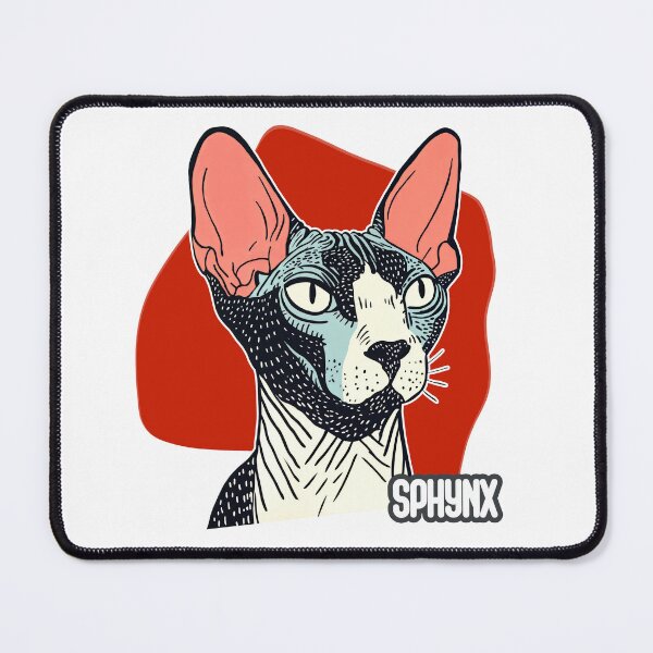Item preview, Sphynx Power: Bold Elegance in Feline Form designed and sold by ForeverPrintsOK.