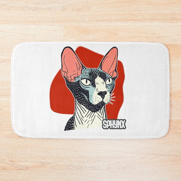 Item preview, Sphynx Power: Bold Elegance in Feline Form designed and sold by ForeverPrintsOK.