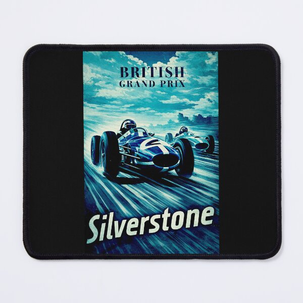 Item preview, Silverstone variation vintage poster #1 designed and sold by Helios Be. Lavsh.
