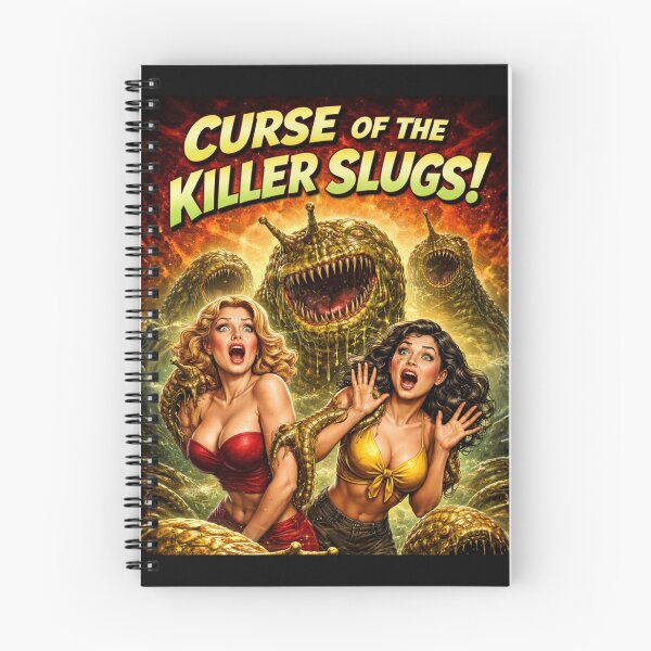 Item preview, Curse of the Killer Slugs! Retro Horror Parody designed and sold by Willyboy16.