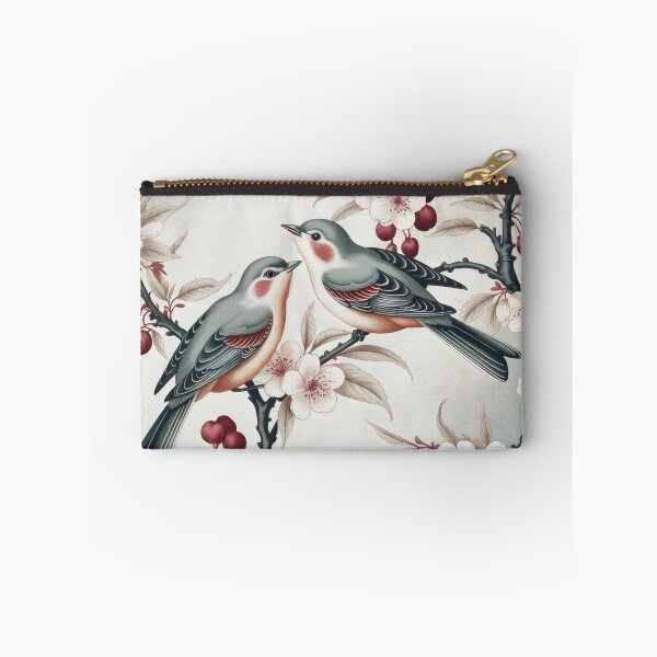 Item preview, Cherry Blossom Birds – Vintage Nature Illustration designed and sold by SplashTastic.