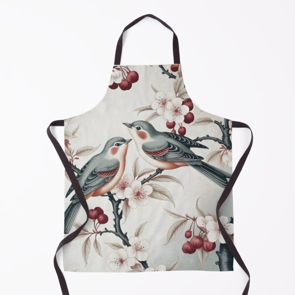 Item preview, Cherry Blossom Birds – Vintage Nature Illustration designed and sold by SplashTastic.