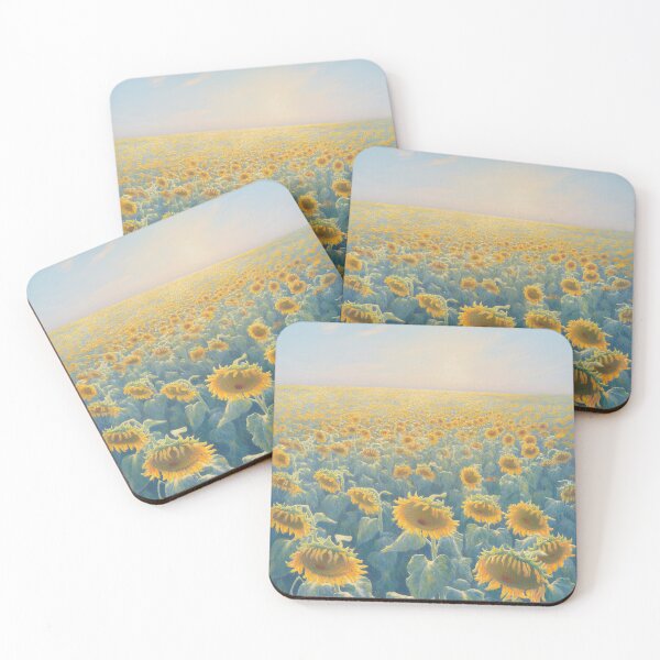 Item preview, Sunflower Field in Impressionist Style designed and sold by matek133.