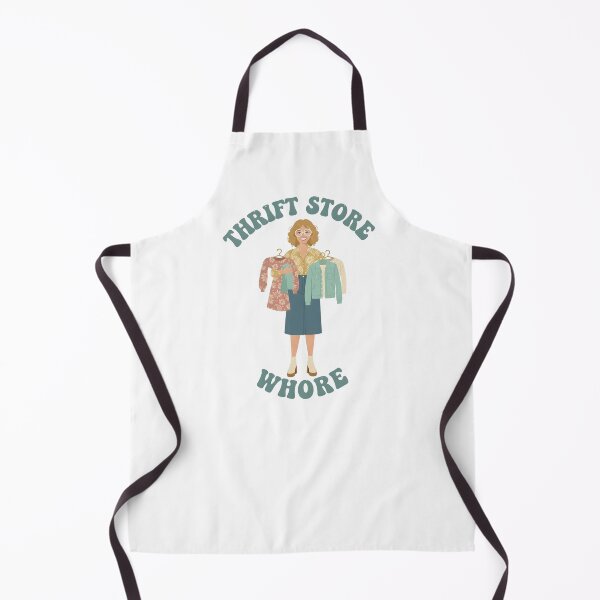 Item preview, Thrift Store Whore - This design is for confident, creative people who love vintage style, thrift shopping, and expressing their personality with humor, independence, and pride. designed and sold by ZyziowskyArt.
