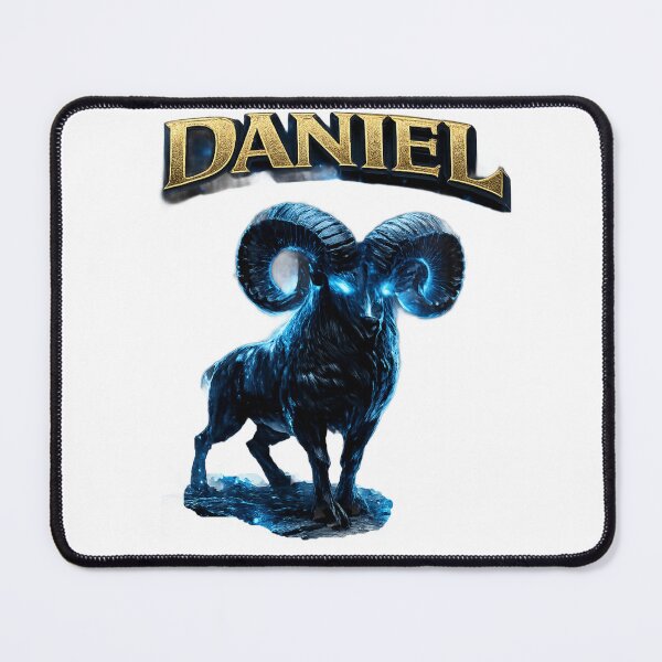 Item preview, Daniel Aries – Powerful Ram Zodiac Name Art designed and sold by AlexLineArt.