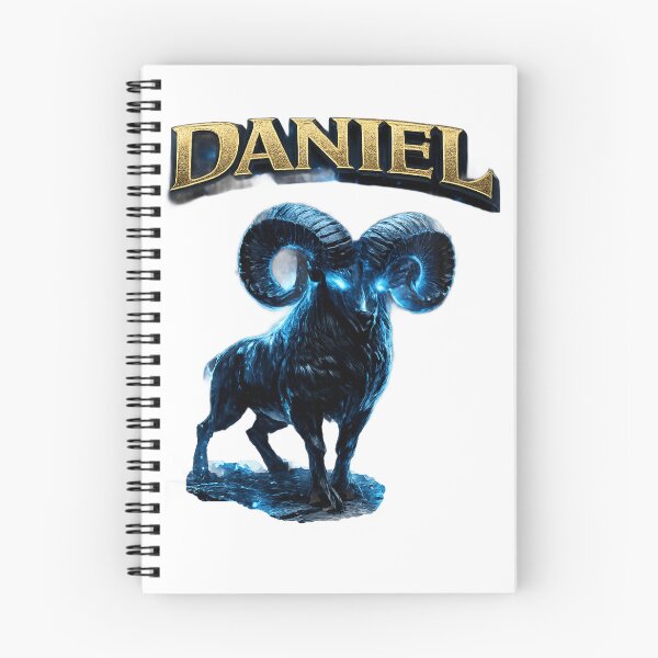 Item preview, Daniel Aries – Powerful Ram Zodiac Name Art designed and sold by AlexLineArt.