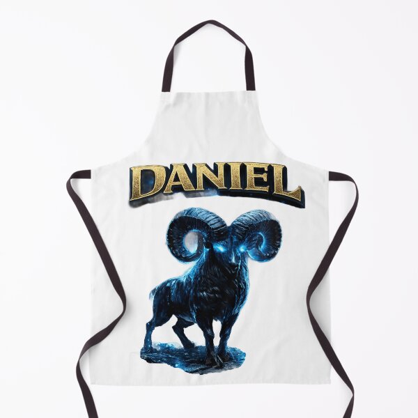 Item preview, Daniel Aries – Powerful Ram Zodiac Name Art designed and sold by AlexLineArt.
