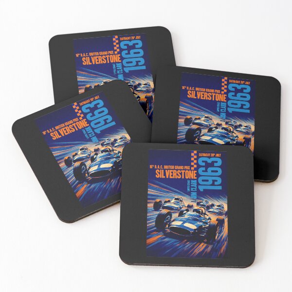 Item preview, Silverstone variation vintage poster 1963 #1 designed and sold by Helios Be. Lavsh.