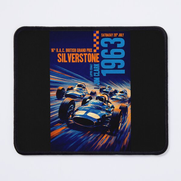 Item preview, Silverstone variation vintage poster 1963 #1 designed and sold by Helios Be. Lavsh.