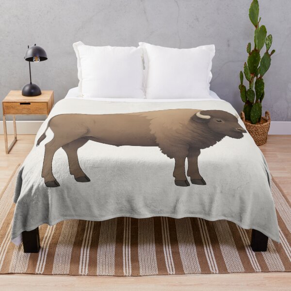 Item preview, Minimal American Bison Illustration designed and sold by Ombrya.