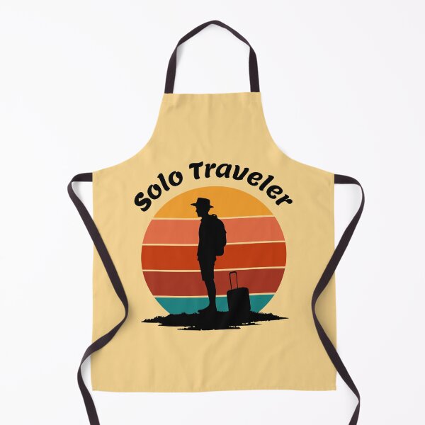 Item preview, Solo Traveler Vintage Sunset Backpacker Travel Illustration designed and sold by ShahinurSobuj.