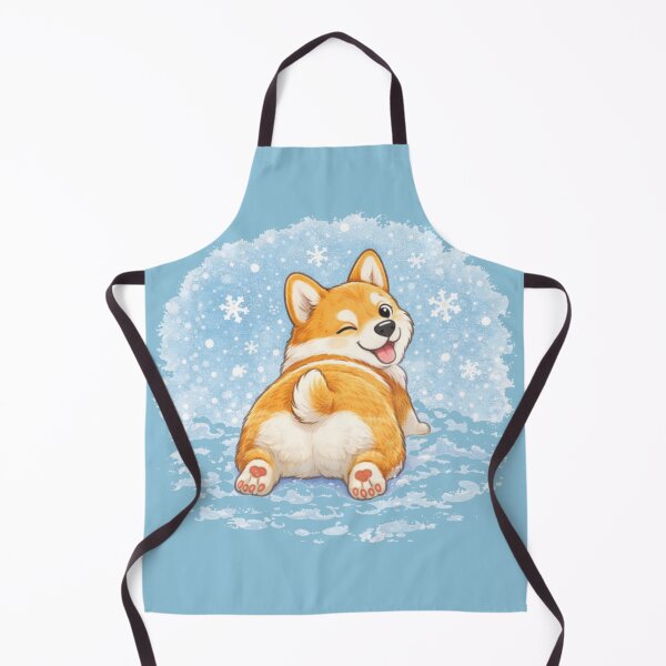 Item preview, Corgi Snow Wiggle – Cute Winter Booty Corgi Dogmom Shirt designed and sold by dogmomtees.