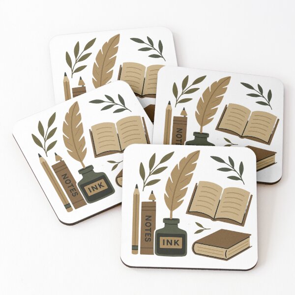 Item preview, Quiet Writing Desk – Ink, Books & Creative Calm designed and sold by thtCMRAguy.