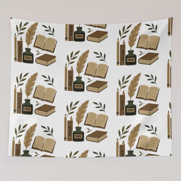 Item preview, Quiet Writing Desk – Ink, Books & Creative Calm designed and sold by thtCMRAguy.