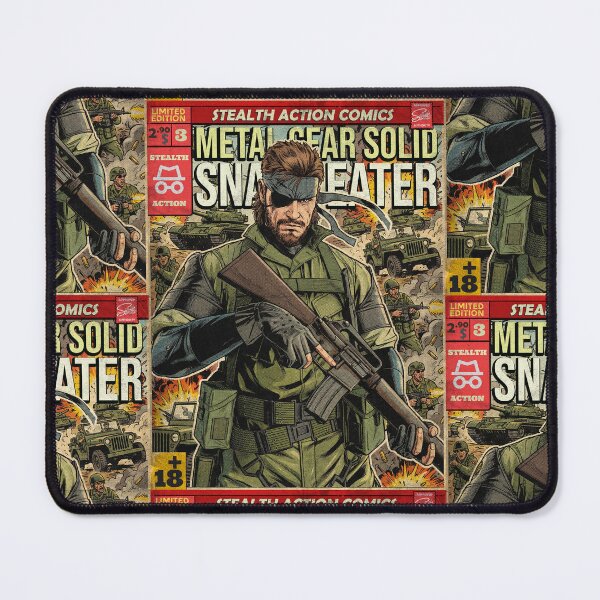 Item preview, Metal Gear Vintage Comic Cover Gaming Art designed and sold by Back2Collage.