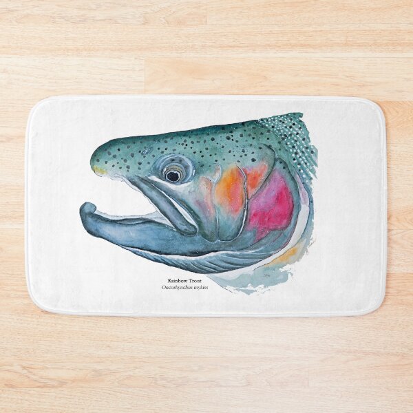 Item preview, Rainbow Trout Head Painting designed and sold by Stephen Emms.