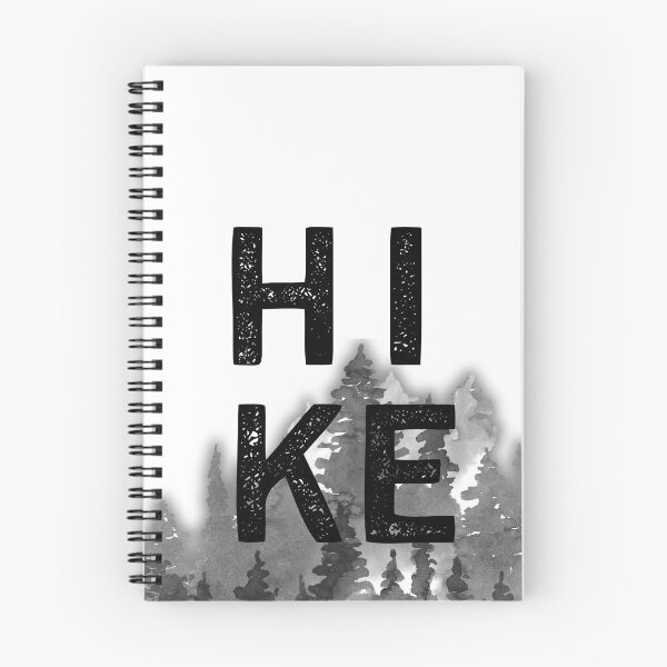 Item preview, HIKE – Vintage Block Typography with Ink Mountain Illustration designed and sold by Toph & Mea Shop.