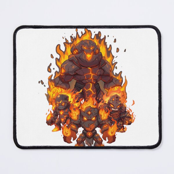 Item preview, Ignivar — The Bearer of the First Flame | Mythic Elemental Demigod designed and sold by Monzora.
