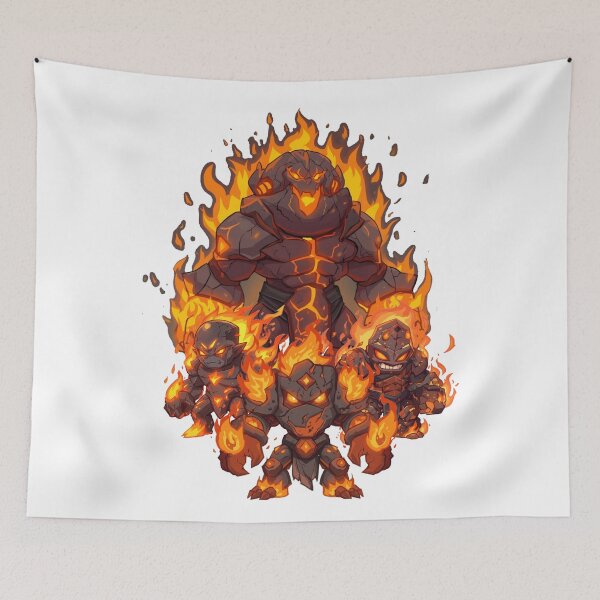 Item preview, Ignivar — The Bearer of the First Flame | Mythic Elemental Demigod designed and sold by Monzora.