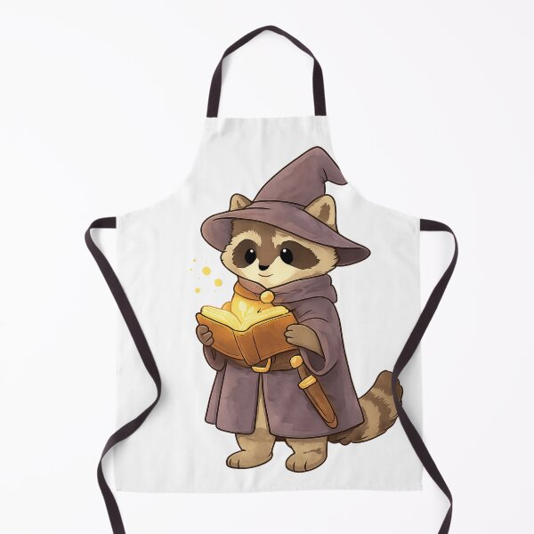 Item preview, Raccoon Wizard – Cozy Fantasy Storybook Illustration designed and sold by CraftLum.