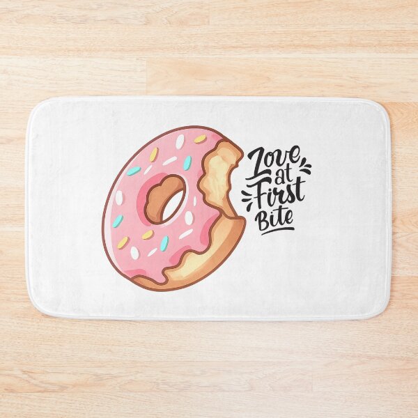 Item preview, Love at First Bite – Cute Donut Illustration | Sweet Food Pun Art designed and sold by inaveed.