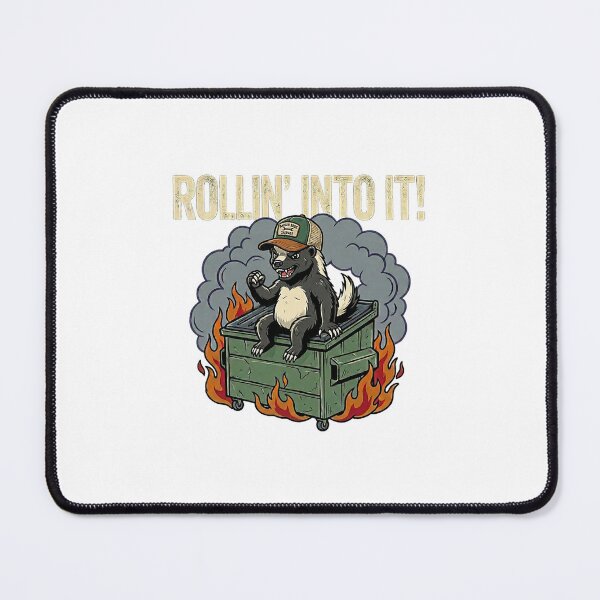 Item preview, Rollin Into It Honey Badger designed and sold by ImeldaSparks.